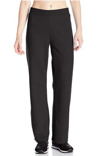 Hanes Women's Midrise Cinch-Bottom Fleece Sweatpant