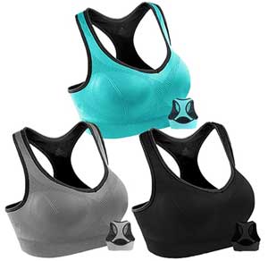 Racerback Large Breast Sports Bras High Impact