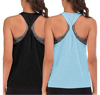 FAFAIR Yoga Tank Tops With Built In Bra