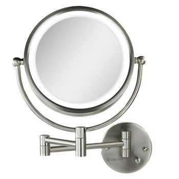 Wall Mounted Hardwired Lighted Makeup Mirror