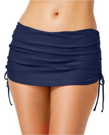 Ruched Swim Skirt