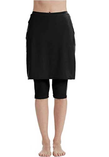 Seagoo Swim Skirt With Leggings