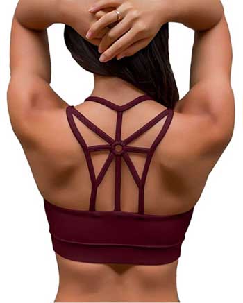 Yianna Cross Back Push Up Bra