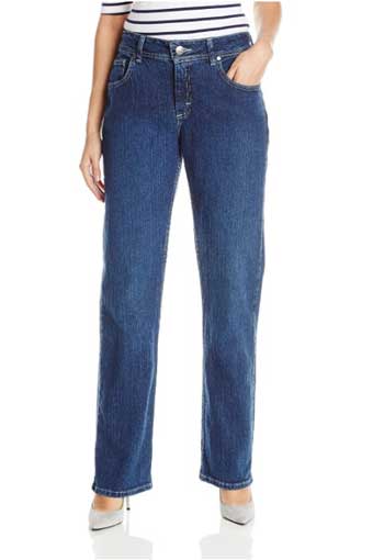 Riders By Lee Indigo Women's Relaxed Fit Straight Leg Jean