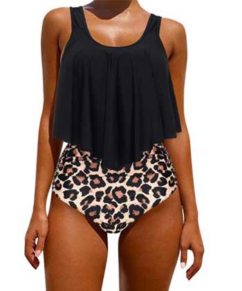 Omkagi Women's Bathing Suits For Stretch Marks