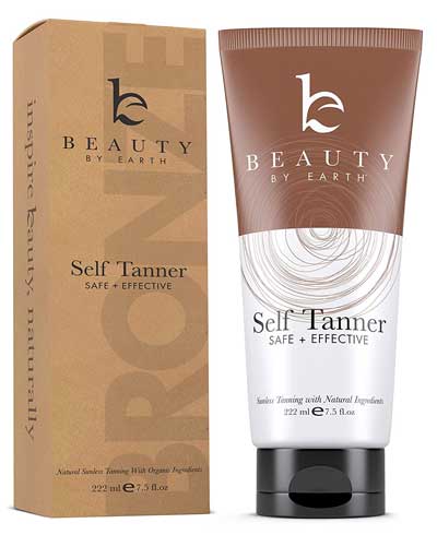 Beauty By Earth Self Tanner With Organic Aloe Vera