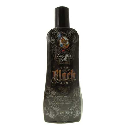 Australian Gold Sinfully Black 15x Deep Dark Bronzing Tanning Lotion