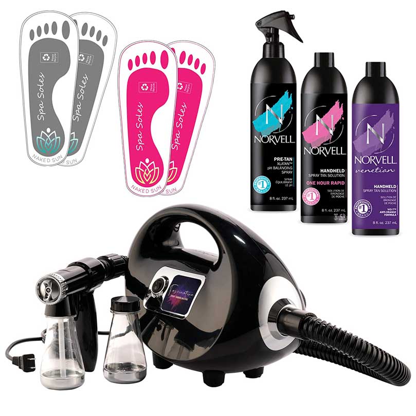 Naked Sun Fascination Spray Tanning Machine Kit